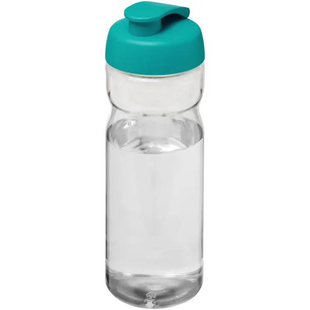 H2O Active® Base Tritan™ 650 ml flip lid sport bottle - Unbranded White Aqua blue