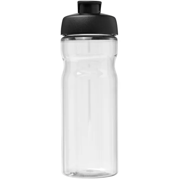 H2O Active® Base Tritan™ 650 ml flip lid sport bottle - Unbranded White Solid black