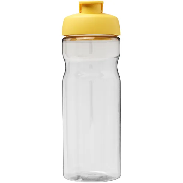 H2O Active® Base Tritan™ 650 ml flip lid sport bottle - Unbranded White Yellow