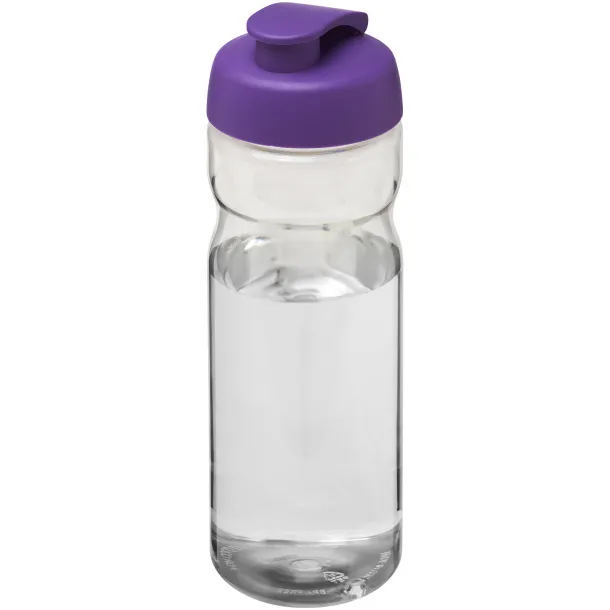 H2O Active® Base Tritan™ 650 ml flip lid sport bottle - Unbranded White Purple