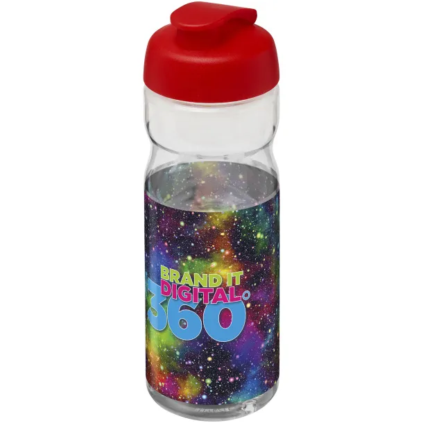 H2O Active® Base Tritan™ sportska boca s preklopnim poklopcem, 650 ml Bijela Crvena