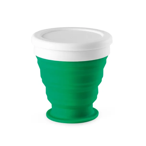 ASTRADA Foldable travel cup 250 ml Green