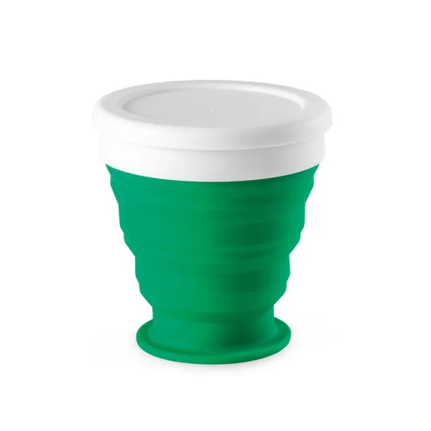 ASTRADA Foldable travel cup 250 ml Green