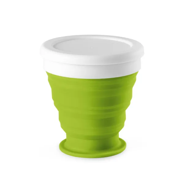 ASTRADA Foldable travel cup 250 ml Light green