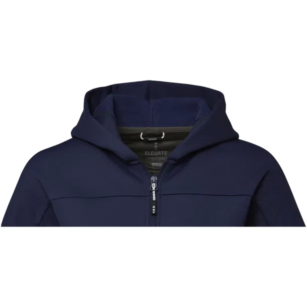 Nubia women's performance full zip knit jacket - Elevate Life Navy Blue