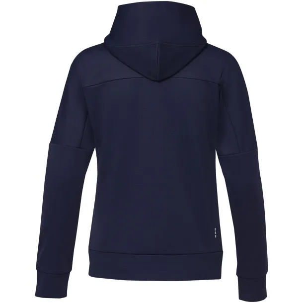 Nubia women's performance full zip knit jacket - Elevate Life Navy Blue