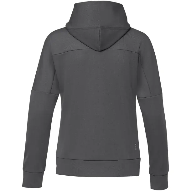 Nubia women's performance full zip knit jacket - Elevate Life Storm grey