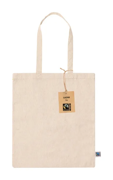 Lazar Fairtrade shopping bag Natural