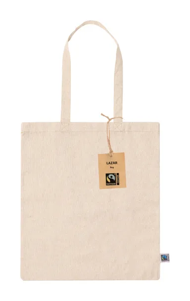 Lazar Fairtrade shopping bag Natural