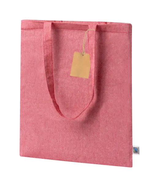 Rendi Fairtrade shopping bag Red