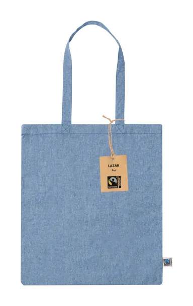 Lazar Fairtrade shopping bag Blue