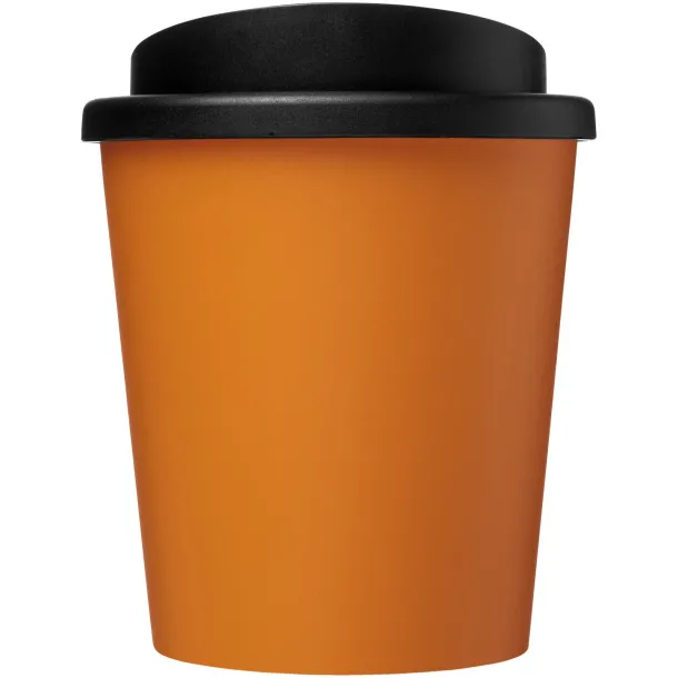 Americano® Espresso 250 ml recycled insulated tumbler - Unbranded Orange Solid black