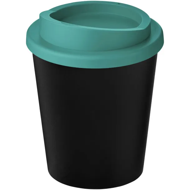 Americano® Espresso Eco 250 ml recycled tumbler Solid black Aqua blue