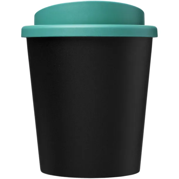 Americano® Espresso Eco 250 ml recycled tumbler Solid black Aqua blue