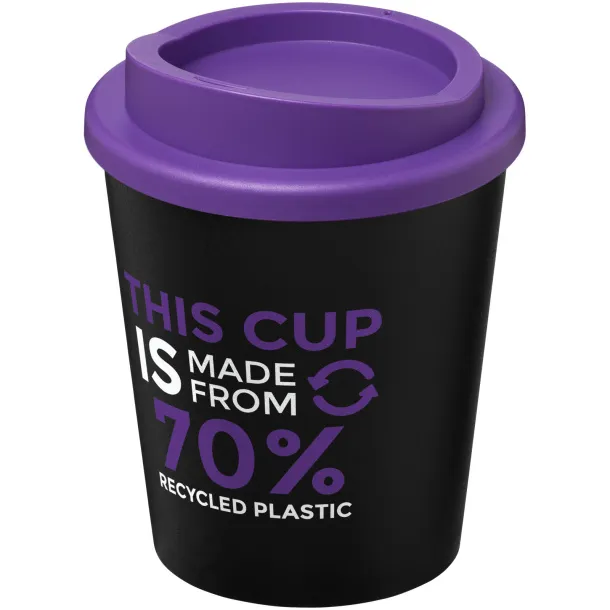 Americano® Espresso Eco 250 ml recycled tumbler Solid black Purple