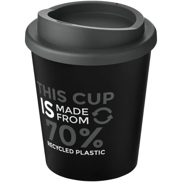 Americano® Espresso Eco 250 ml recycled tumbler Solid black Grey