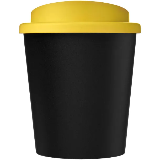 Americano® Espresso Eco 250 ml recycled tumbler Solid black Yellow