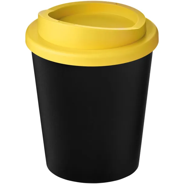 Americano® Espresso Eco 250 ml recycled tumbler Solid black Yellow