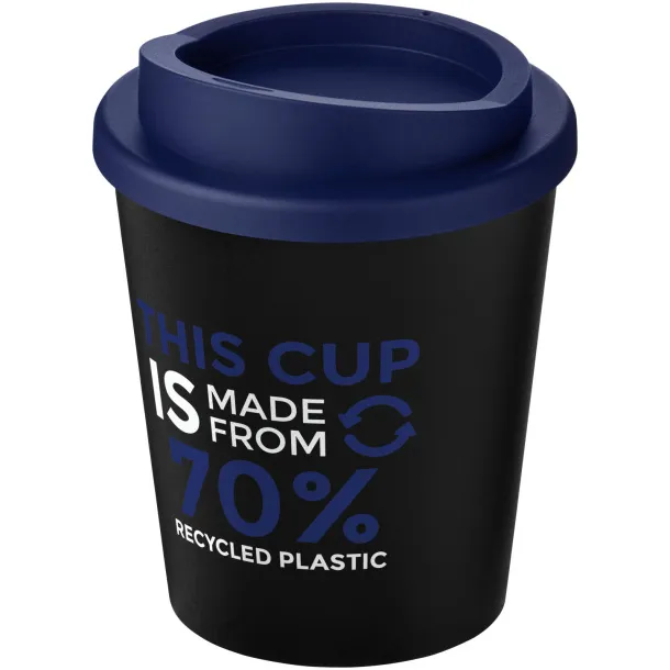 Americano® Espresso Eco 250 ml recycled tumbler Solid black Blue