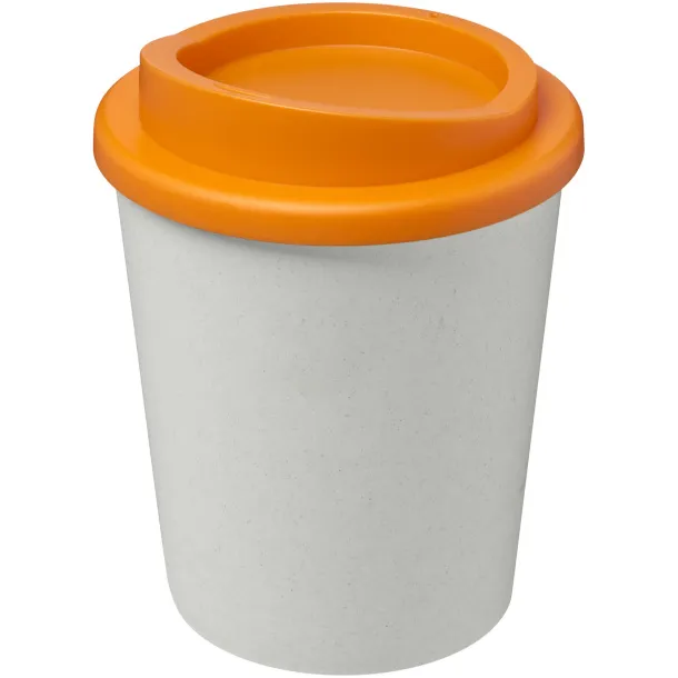 Americano® Espresso Eco 250 ml recycled tumbler - Unbranded White Orange