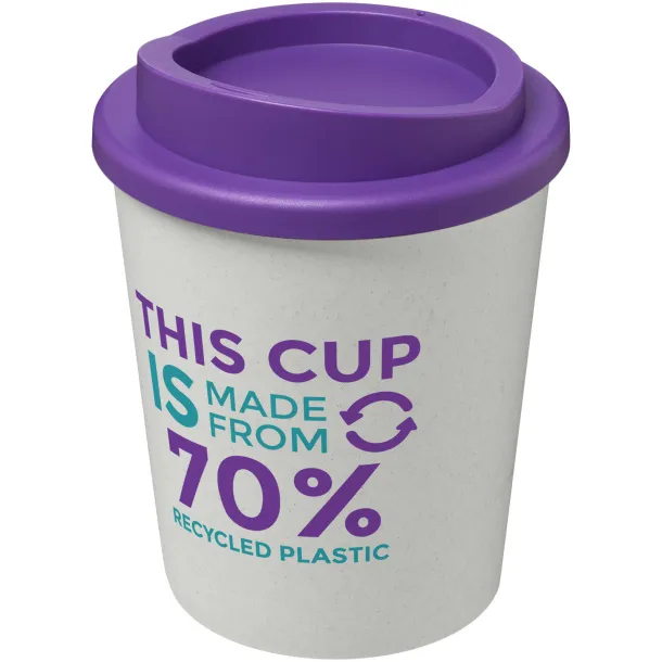 Americano® Espresso Eco 250 ml recycled tumbler - Unbranded White Purple