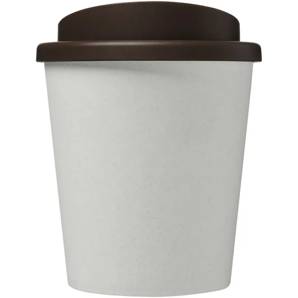 Americano® Espresso Eco 250 ml recycled tumbler - Unbranded White Brown