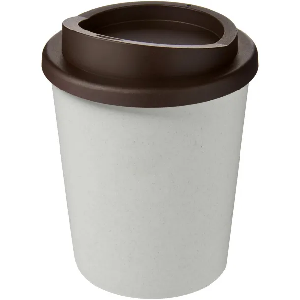 Americano® Espresso Eco 250 ml recycled tumbler - Unbranded White Brown