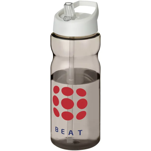 H2O Active® Base Tritan™ 650 ml spout lid sport bottle Charcoal White