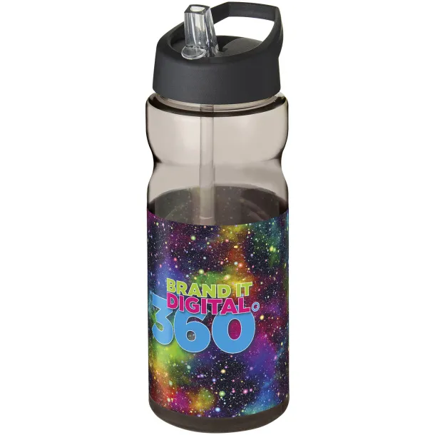 H2O Active® Base Tritan™ sportska boca sa slamkom 650 ml Ugljen Solid black