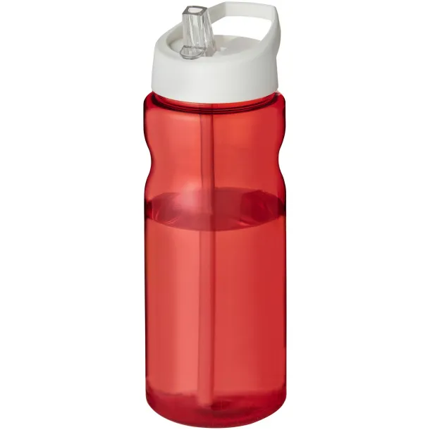 H2O Active® Base Tritan™ 650 ml spout lid sport bottle - Unbranded Red White