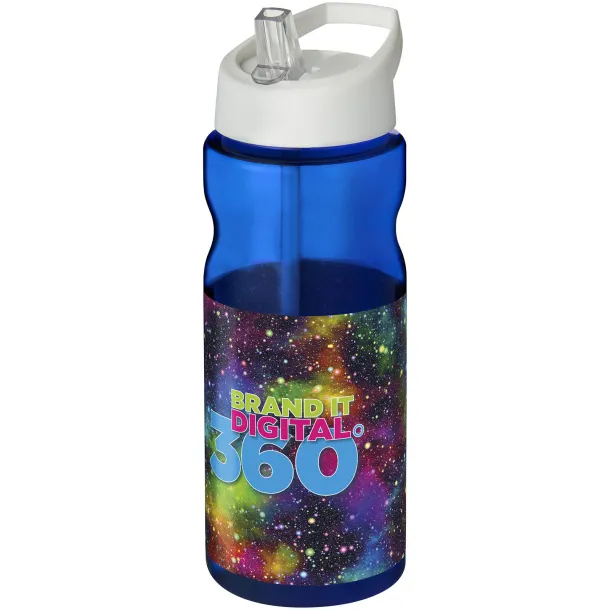 H2O Active® Base Tritan™ 650 ml spout lid sport bottle Blue White