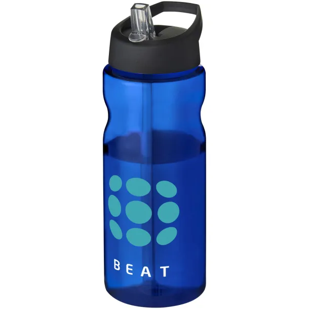 H2O Active® Base Tritan™ 650 ml spout lid sport bottle - Unbranded Blue Solid black