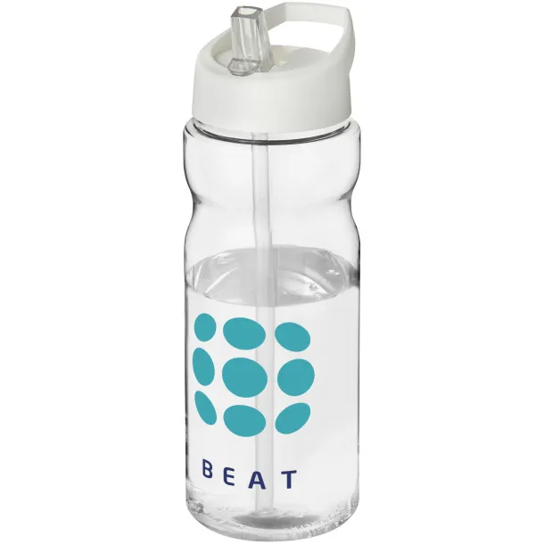 H2O Active® Base Tritan™ 650 ml spout lid sport bottle - Unbranded White White