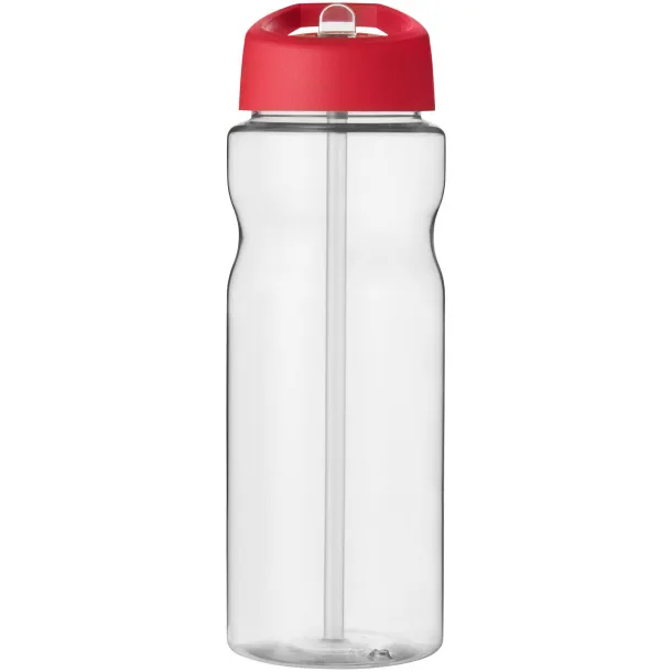 H2O Active® Base Tritan™ 650 ml spout lid sport bottle - Unbranded White Red