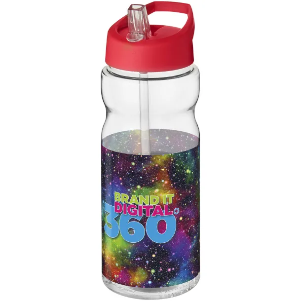 H2O Active® Base Tritan™ sportska boca sa slamkom 650 ml Bijela Crvena