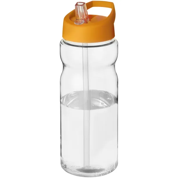 H2O Active® Base Tritan™ 650 ml spout lid sport bottle - Unbranded White Orange