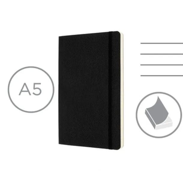  MOLESKINE Classic Leather notebook approx. A5 Crna