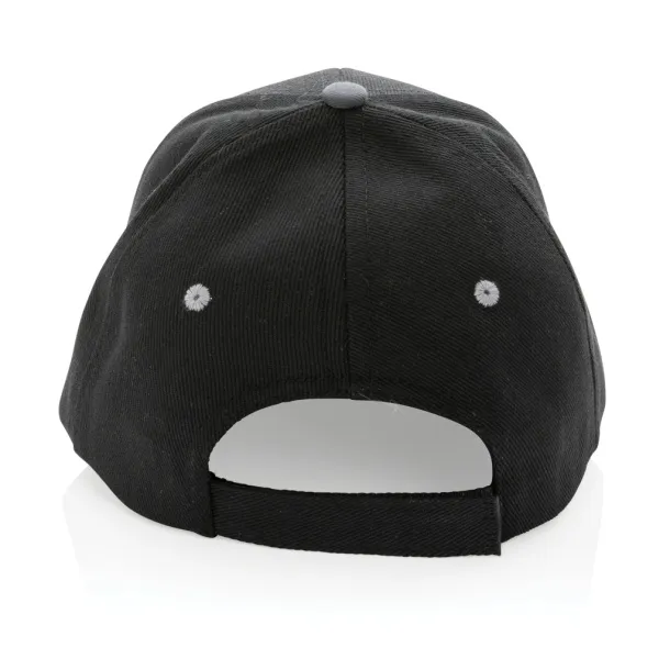  Impact AWARE™ Brushed rcotton 6 panel contrast cap 280gr - XD Collection Black 