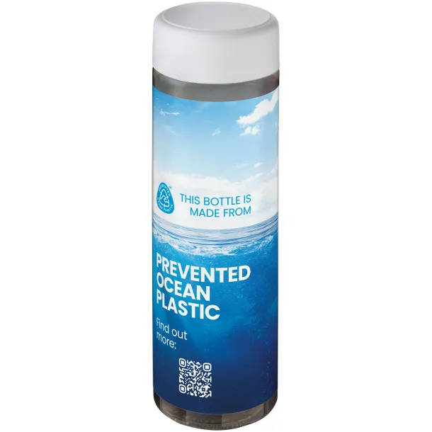 H2O Active® Eco Vibe Boca za vodu s poklopcem na navoj, 850 ml - Unbranded Ugljen Bijela