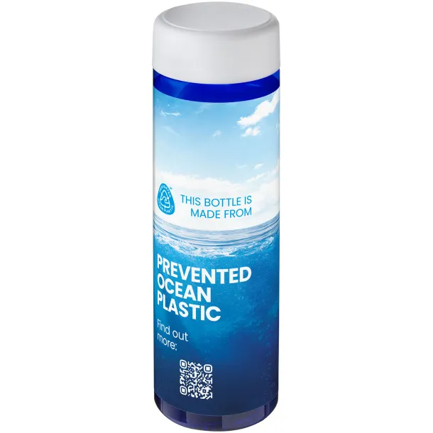 H2O Active® Eco Vibe Boca za vodu s poklopcem na navoj, 850 ml Plava Bijela