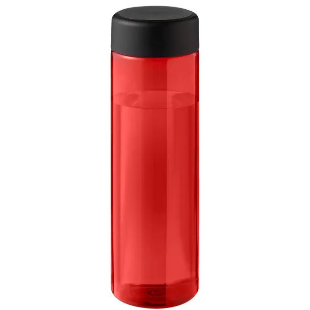 H2O Active® Eco Vibe 850 ml screw cap water bottle Red Solid black