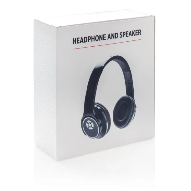  Headphones and speaker Black