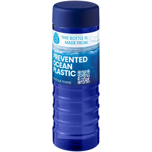 H2O Active® Eco Treble 750 ml screw cap water bottle - Unbranded Blue Blue