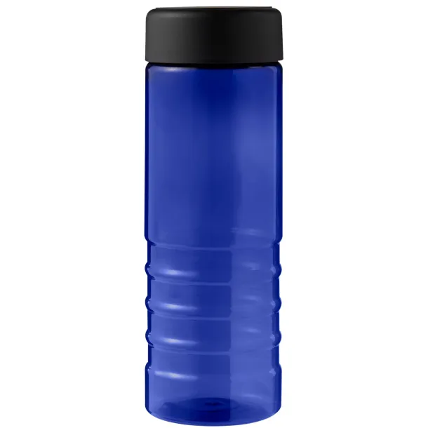 H2O Active® Eco Treble 750 ml screw cap water bottle - Unbranded Blue Solid black