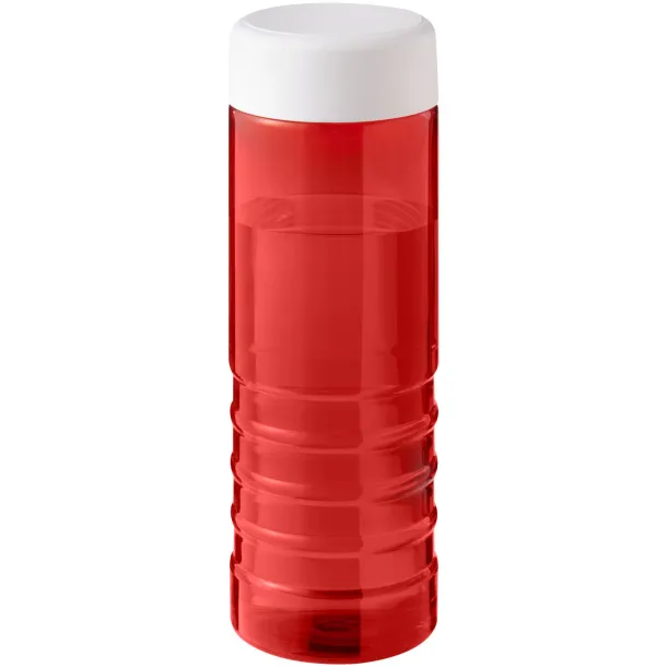 H2O Active® Eco Treble 750 ml screw cap water bottle - Unbranded Red White