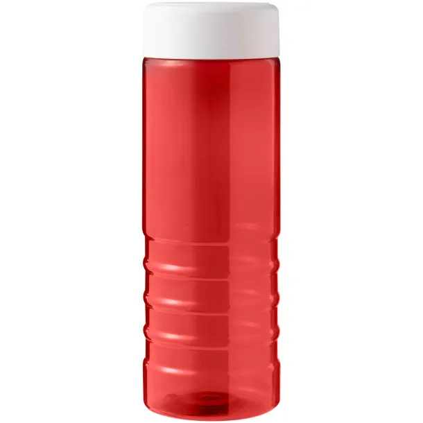 H2O Active® Eco Treble 750 ml screw cap water bottle - Unbranded Red White