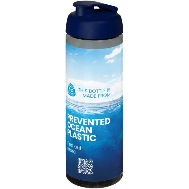 H2O Active® Eco Vibe 850 ml flip lid sport bottle Charcoal Blue