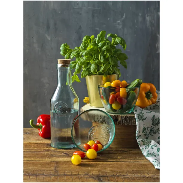 Cuenc 2-piece recycled glass bowl set - Authentic White