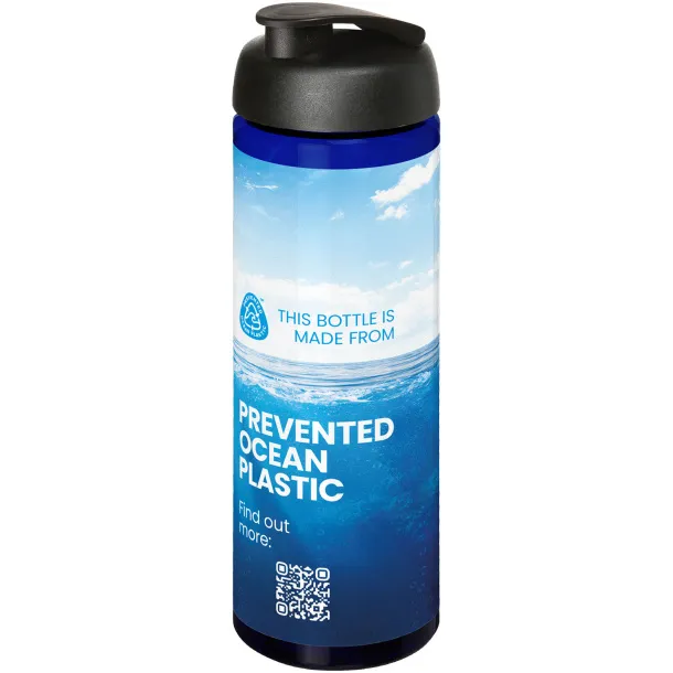 H2O Active® Eco Vibe 850 ml flip lid sport bottle Blue Crna