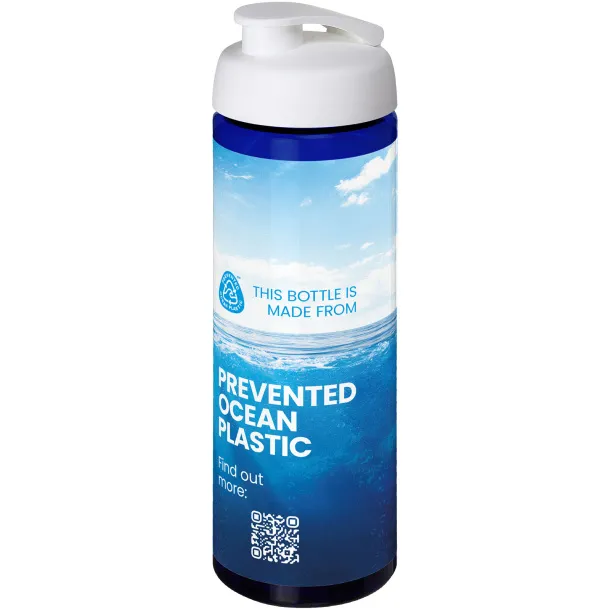 H2O Active® Eco Vibe 850 ml flip lid sport bottle Blue White